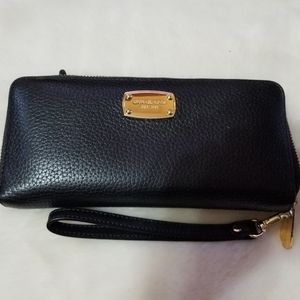 Wallet Black Leather Micheal Kors